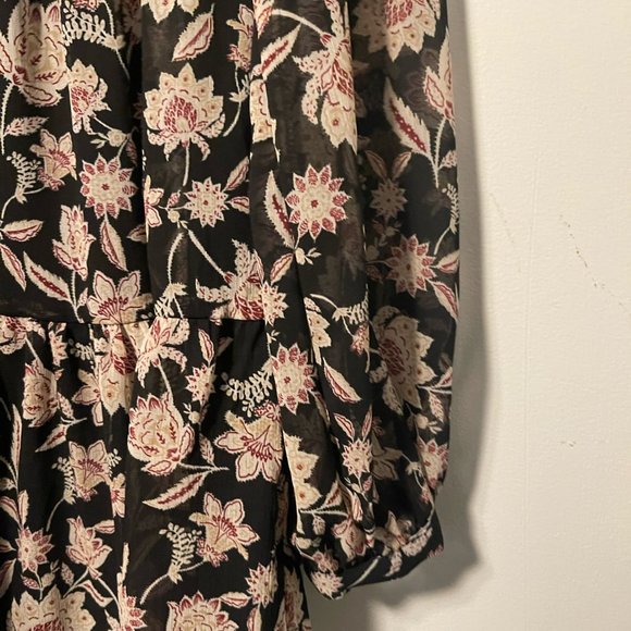 Dynamite Black Floral Dress - Picture 15 of 16